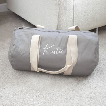 Personalised Name Duffel Bag, Bridesmaid Gifts, Bag, 4 of 12