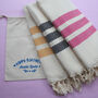 Personalised Soft Cotton Sofa Throw Blanket, thumbnail 1 of 10