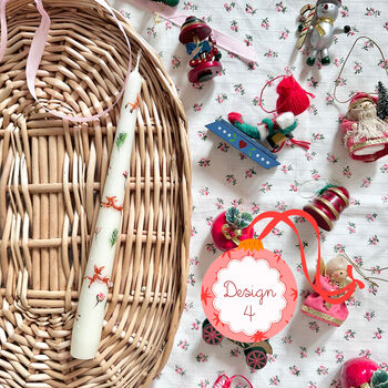 Hand Painted Cosy Christmas Candle Gift, 5 of 9