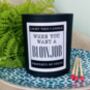 Personalised Blow Job Valentines Candle Gift, thumbnail 1 of 8