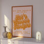Let's Groove Tonight Print | Music Poster | Wall Art | A5 A4 A3 | Bold | Typographic | Quote | Print | Disco Music, thumbnail 4 of 5