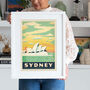 Sydney, Australia Travel Print, thumbnail 1 of 9