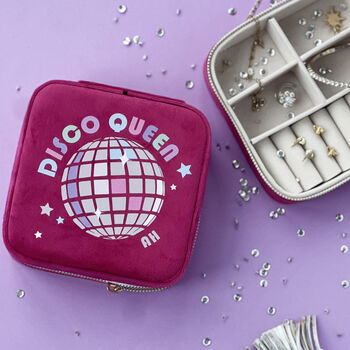 Disco Queen Personalised Jewellery Box, 2 of 2