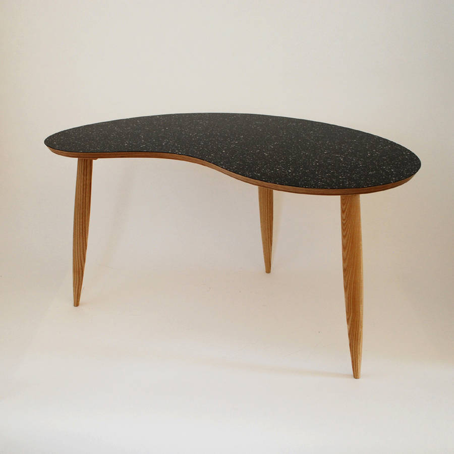 sparkled black bean table by curvalinea | notonthehighstreet.com