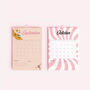 2024 Pink Daisy Calendar, thumbnail 7 of 7