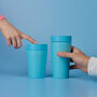 Circular And Co Coffee Cup Made From Bubblegum 8oz Blue, thumbnail 5 of 8