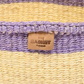Binti: Lavender And Yellow Bread Basket, 3 of 5
