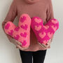 Sweet Heart Chunky Cushion Knitting Pattern, thumbnail 4 of 4