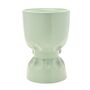 Teal Bow Bouquet Vase – Ceramic Mint Green Vase, thumbnail 4 of 4