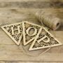 Personalised Wooden Floral Letter Party Bunting, thumbnail 1 of 4