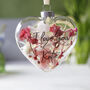 Valentine's Day Floral Glass Bauble Decoration, thumbnail 4 of 5