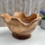 21cm Hand Carved Teak Root Star Bowl Wood Serving Dish, thumbnail 4 of 12