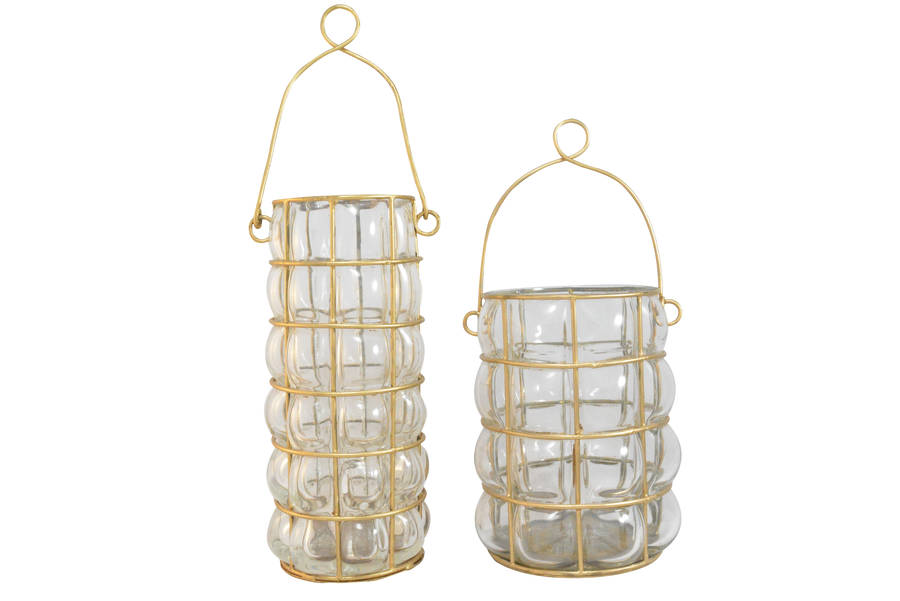 Glass Cage Candle Holder By Dassie Artisan