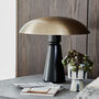 Thane Black Iron And Brass Lamp, thumbnail 1 of 3
