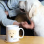 Dad, You Are My Favouritist Human, Personalised Dog Mug, thumbnail 2 of 11