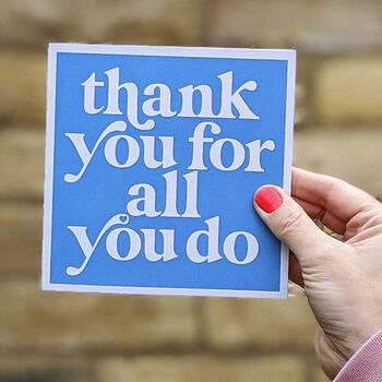 Thank You For All You Do Card, 5 of 5
