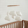 Boucle Cloud Mobile Baby Neutral Nursery Decor, thumbnail 1 of 7