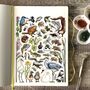 River Wildlife Of Britain Greeting Card, thumbnail 5 of 9