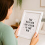 'She Believed She Could So She Did' Typography Print, thumbnail 1 of 6