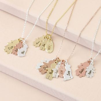 Personalised Family Necklace, 7 of 11
