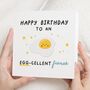 Egg Pun Funny Fiance Birthday Card For Him, thumbnail 1 of 7