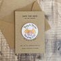 Tipi Colourful Save The Date Wedding Magnet, thumbnail 1 of 5