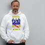 Personalised Hoodie With Large Coat Of Arms, thumbnail 4 of 7