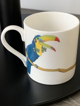 Toucan Print Illustrated Mug, 5 of 5