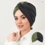 Chemo Headwear Pre Tied Headscarves Cancer Turban Headwrap Duo Colours, thumbnail 9 of 10
