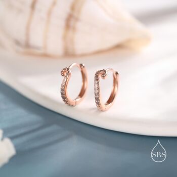 Sterling Silver Octopus Tentacles Hoop Earrings, 5 of 11