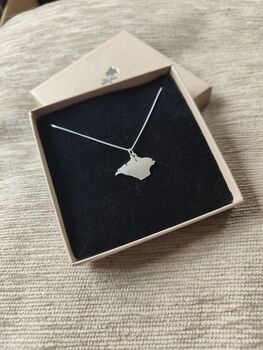 Isle Of Wight Shaped Pendant, 6 of 6