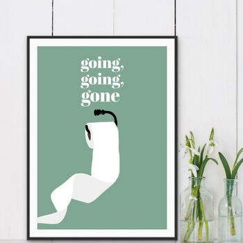 Going, Going, Gone Bathroom Print, 2 of 3