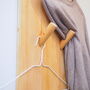 Wood Wall Clothes Rack, thumbnail 4 of 5