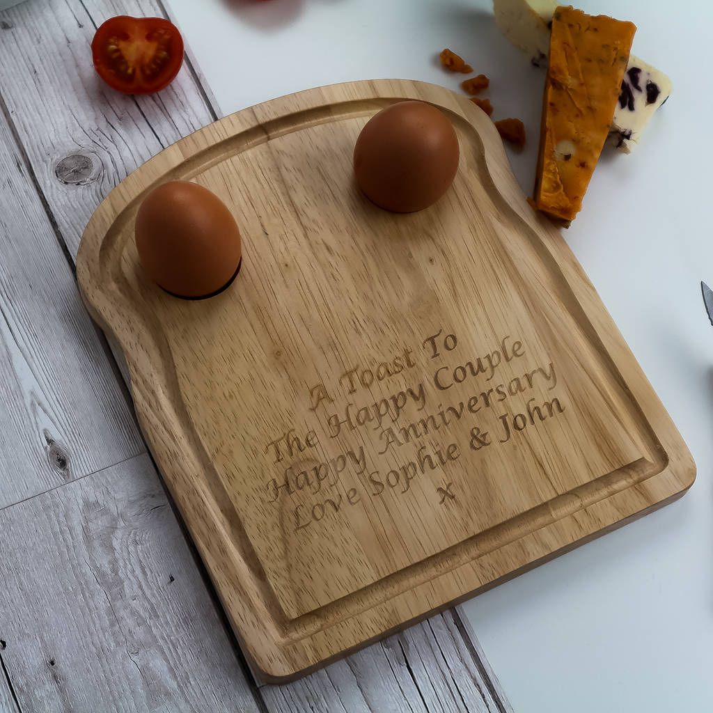 Personalised Egg And Toast Board By Jacob Noah
