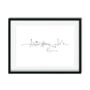 Hand Drawn Rome Skyline Line Art Print – Minimalist Wall Art, thumbnail 1 of 4