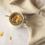 Antique Brass Loose Leaf Tea Strainer, thumbnail 3 of 5