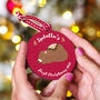 Personalised First Christmas Woodland Animal Bauble, thumbnail 4 of 6