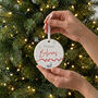'Believes' Ceramic Disc Hanging Decoration Bauble + Gift Box, thumbnail 3 of 9