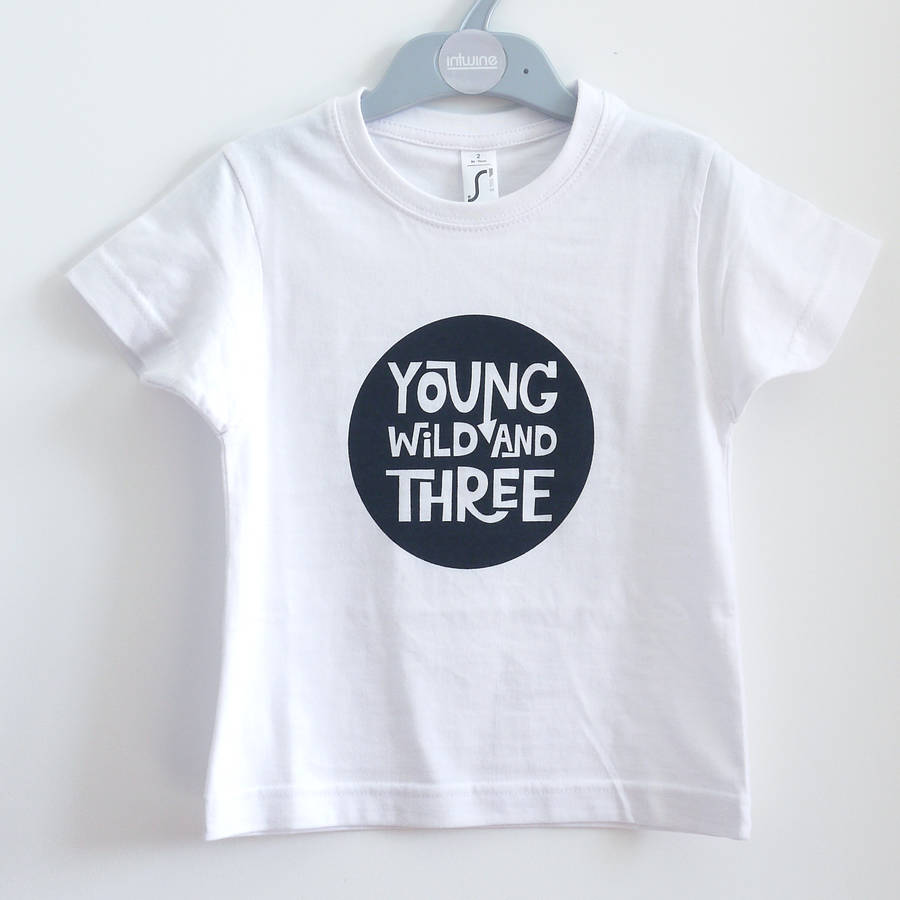 young wild and three unicorn shirt