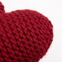 Heart Cushion Knitting Kit, thumbnail 4 of 6