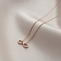 9ct Gold Infinity Necklace, thumbnail 7 of 10