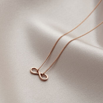 9ct Gold Infinity Necklace, 7 of 10