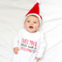 Personalised Baby's First Ever Christmas Babygrow, thumbnail 3 of 4