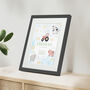 Personalised On The Day You Were Born Farmyard Framed Print, thumbnail 2 of 10