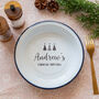 Personalised Christmas Enamel Serving Bowl, thumbnail 4 of 5