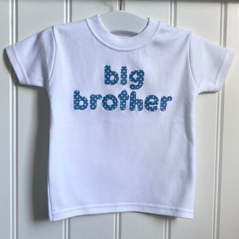 Big Sister/Brother Applique T Shirt, 4 of 7