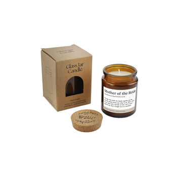 Brown Jar Candle • 'Mother Of The Bride Definition” • Scented Jar Candle • Special Gift • Humor Candle • Gift For Her • Hen Party Gift, 2 of 3