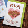 Dubai Chocolate Mother's Day Or Birthday Card For Mum, thumbnail 1 of 3