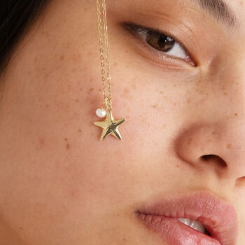 Starfish And Pearl Necklace, 4 of 7