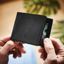 Personalised Leather Photo Wallet For Dads, thumbnail 4 of 7